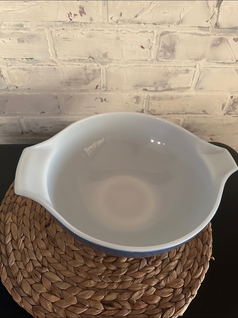 Vintage Pyrex 2 Piece Set Colonial Mist Cinderella Mixing Bowls 444 & 442 - Picture 6 of 9